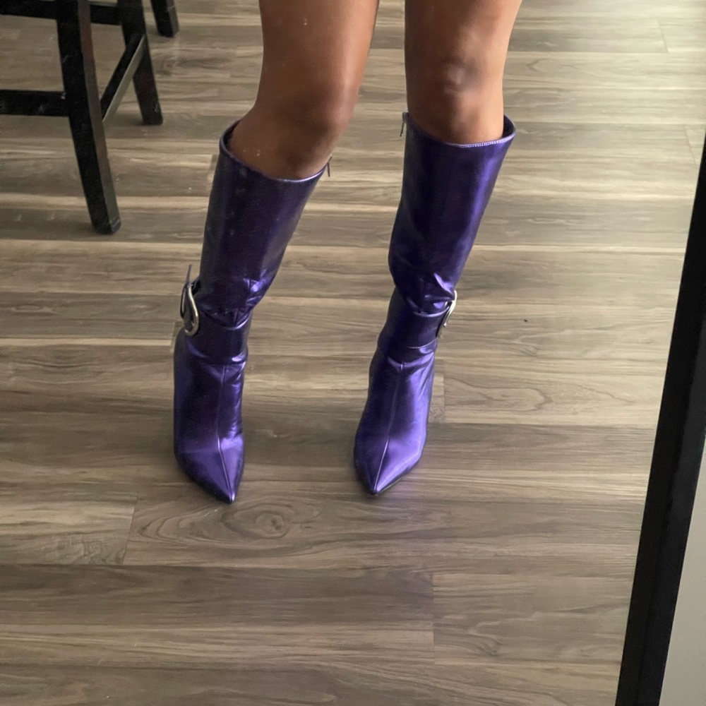 Steve Madden Priyanka Purple Boots